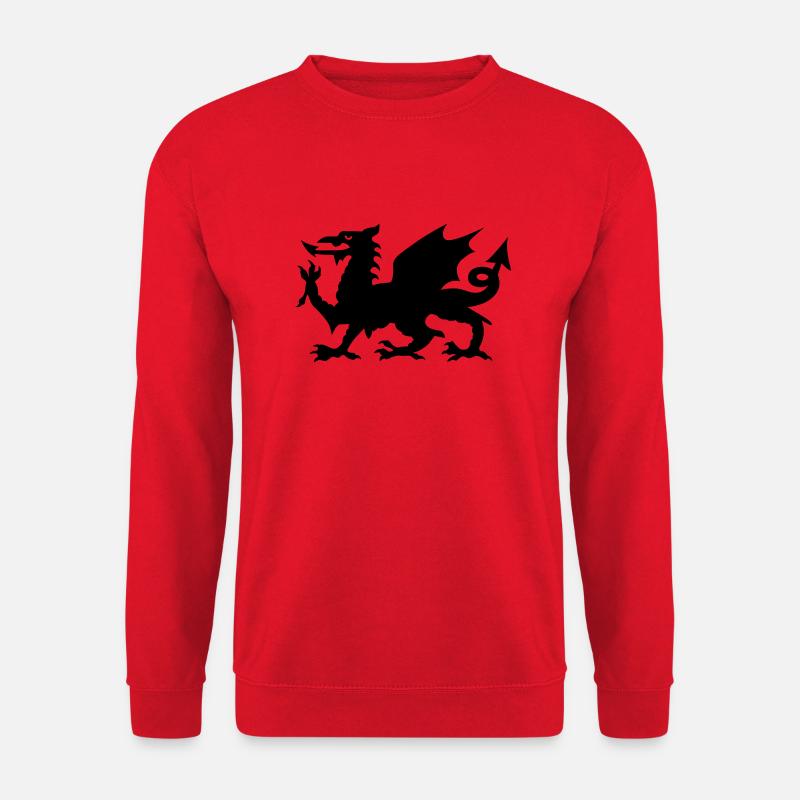 wales - Unisex Pullover - Rot