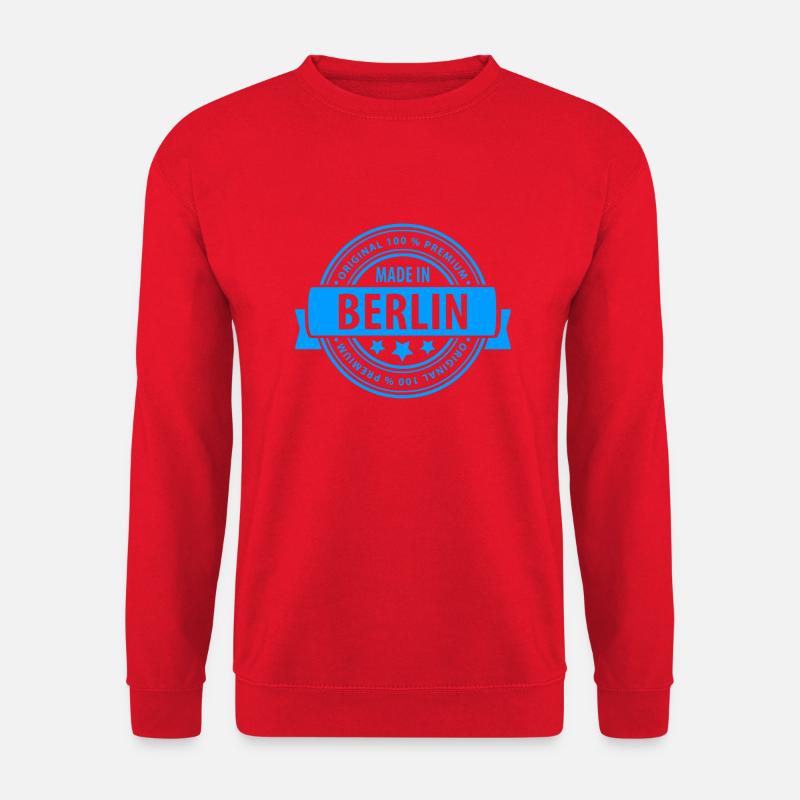 Made In Berlin - Unisex Pullover - Rot