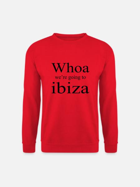 Ibiza Spain Party Holiday - Unisex Pullover - Rot