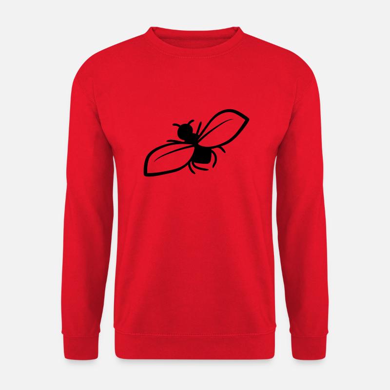 Conception De mouche ennuyeuse - Sweat-shirt Unisexe - rouge