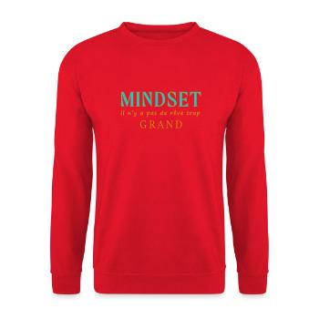 Mindset - Sweat-shirt Unisexe - rouge - Devant - Alina (178cm) & Michal (187cm)