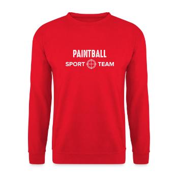 Paintball Airsoft - Unisex Pullover - Rot - Vorne - Alina (178cm) & Michal (187cm)