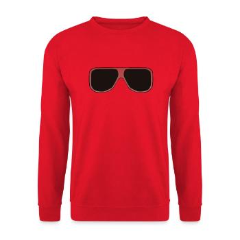 cool sunglasses 2609 B - Unisex Sweatshirt - red - Front - Alina (178cm) & Michal (187cm)