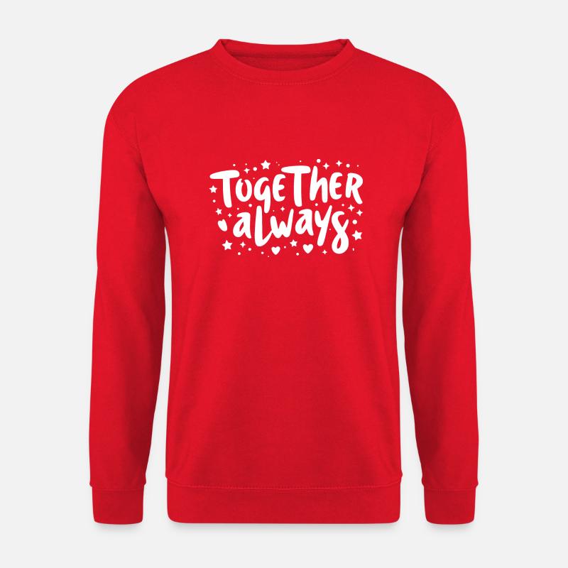 Immer zusammen - Unisex Pullover - Rot