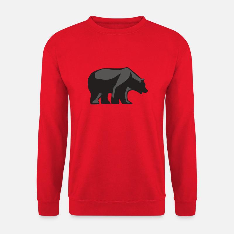 bear_2c - Unisex Pullover - Rot