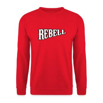 rebell tuning screwdriver motorcycle no made stickers - Unisex Sweatshirt - red - Front - Alina (178cm) & Michal (187cm)
