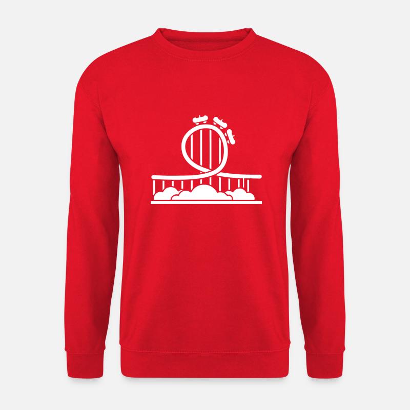 Rollercoaster Roller Coaster - Unisex Sweatshirt - red