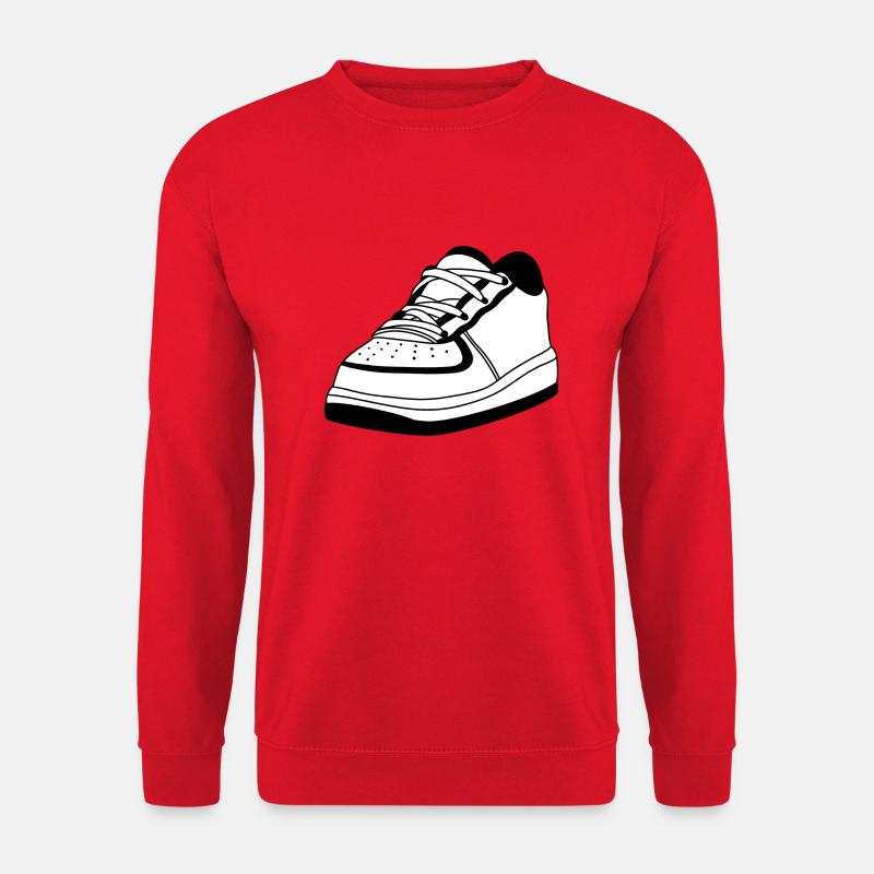 Sneaker black - Unisex Sweatshirt - red