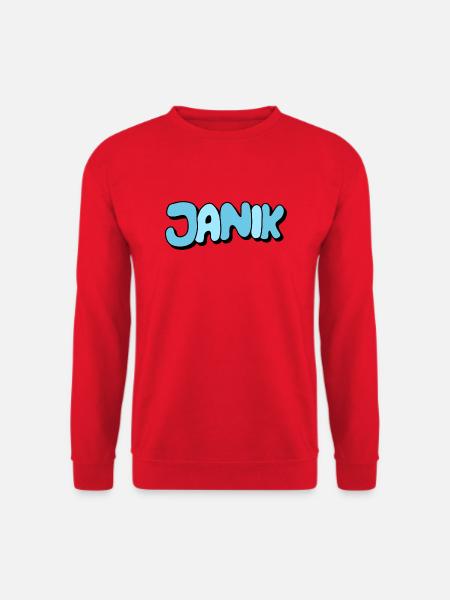Janik - Unisex Sweatshirt - red