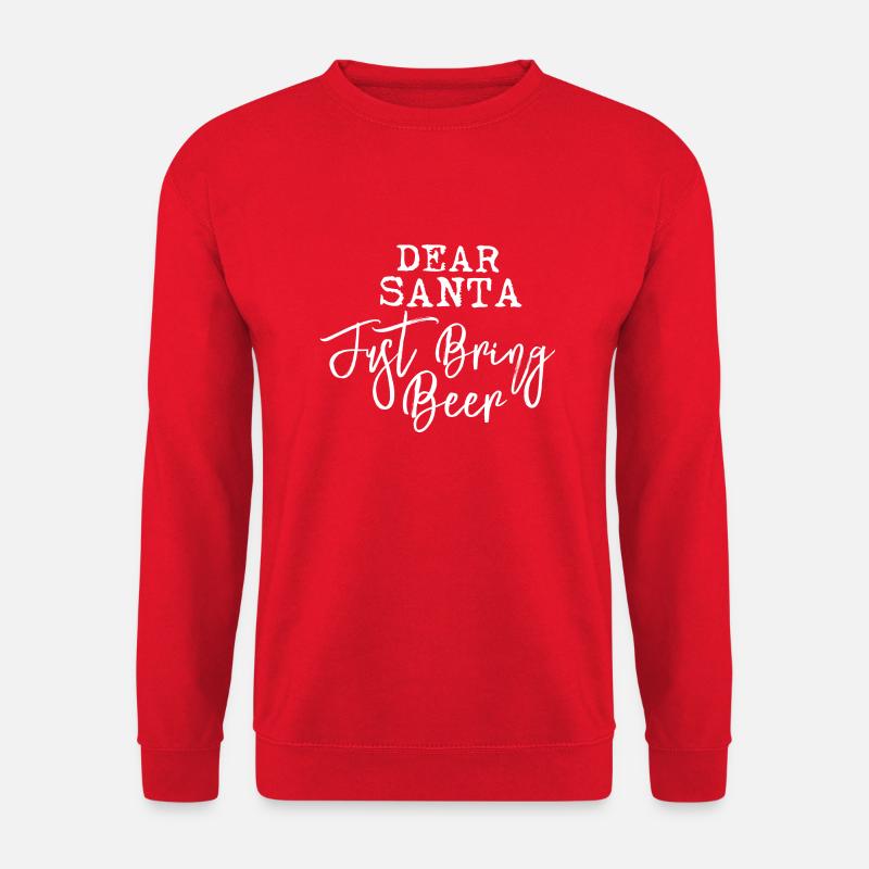 BEER SANTA - Unisex Pullover - Rot