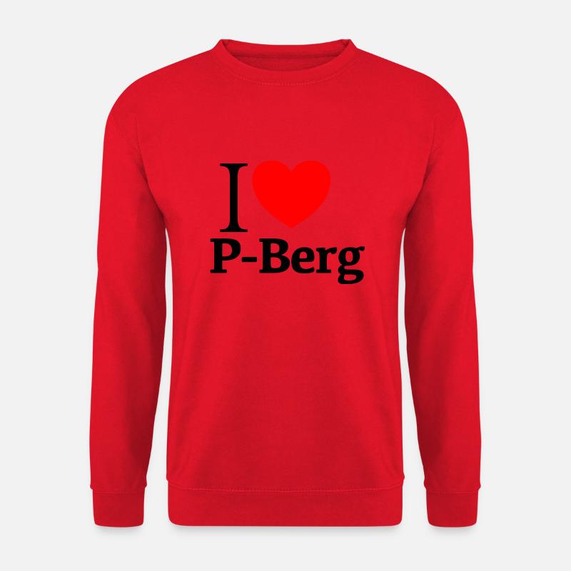 I LOVE P-BERG - Unisex Pullover - Rot