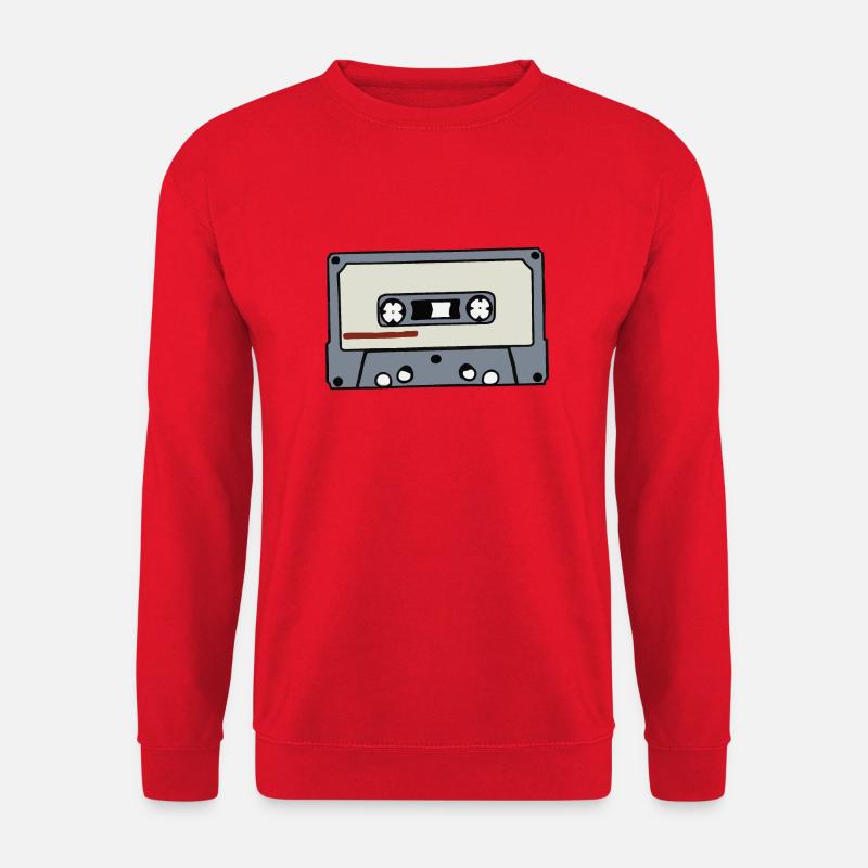Cassette Retro Idée cadeau - Sweat-shirt Unisexe - rouge
