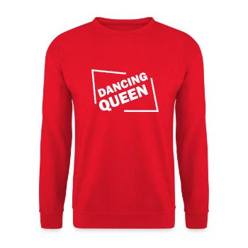 Dancing Dance Music - Unisex Sweatshirt - red - Front - Alina (178cm) & Michal (187cm)