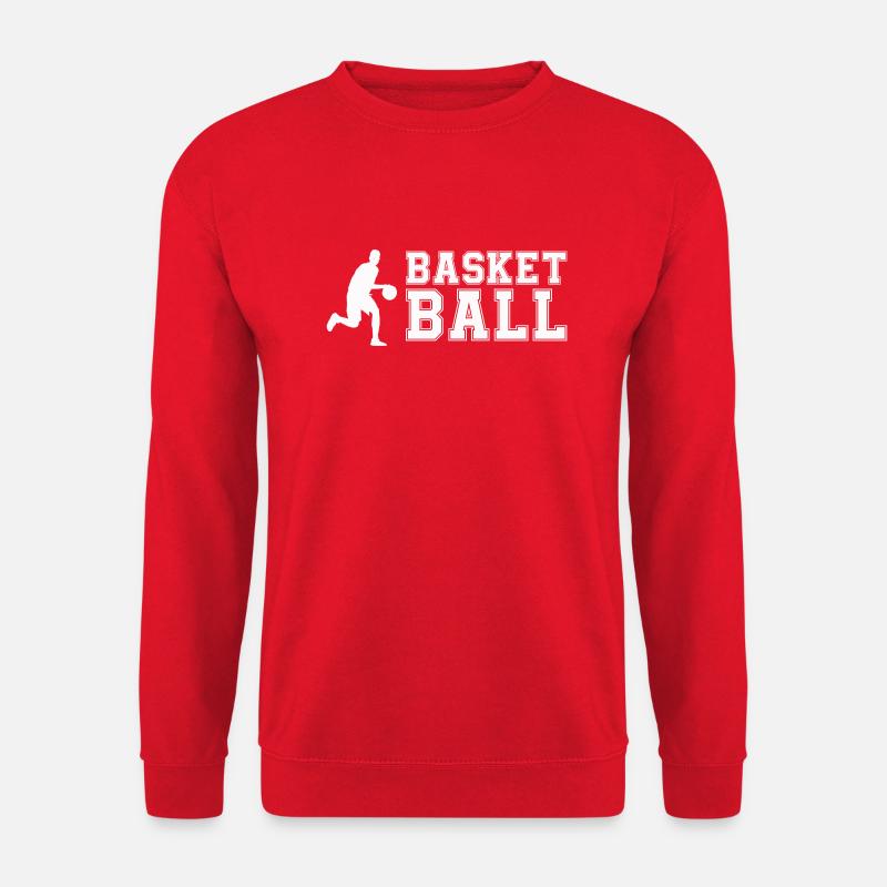 basketball - Unisex Pullover - Rot