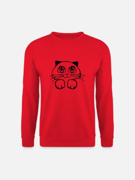 Suesse Mietze - Unisex Pullover - Rot