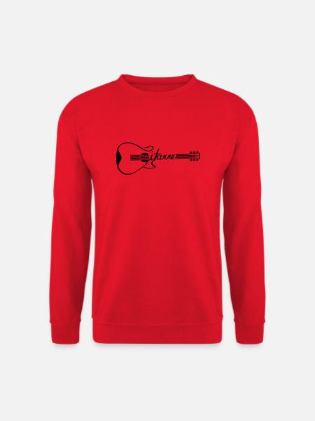 Guitare 2 - Sweat-shirt Unisexe - rouge
