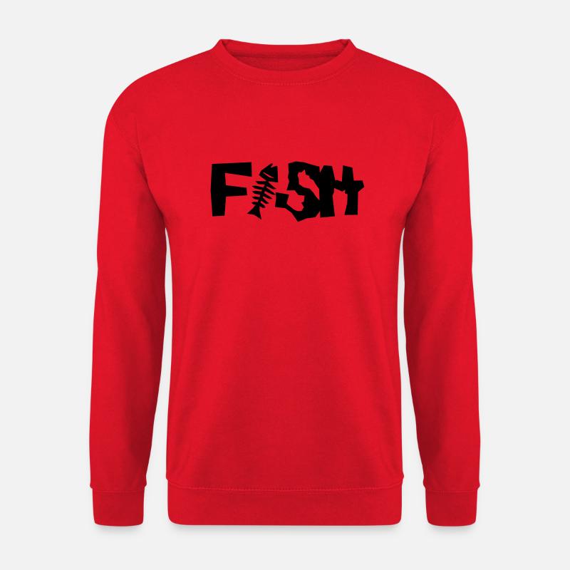 fisch - Unisex Sweatshirt - red
