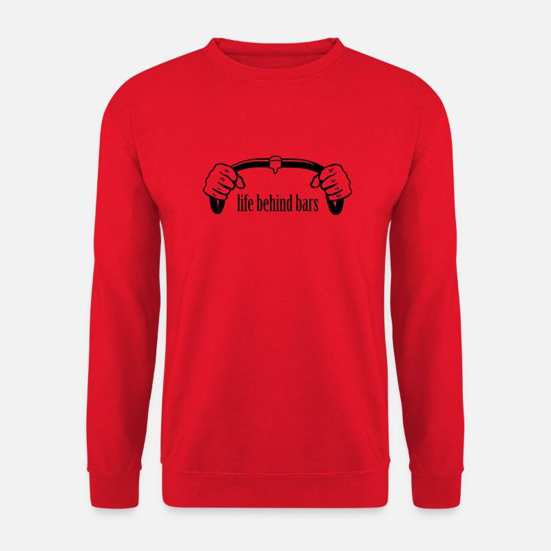 Fahrrad Bars - Unisex Pullover - Rot