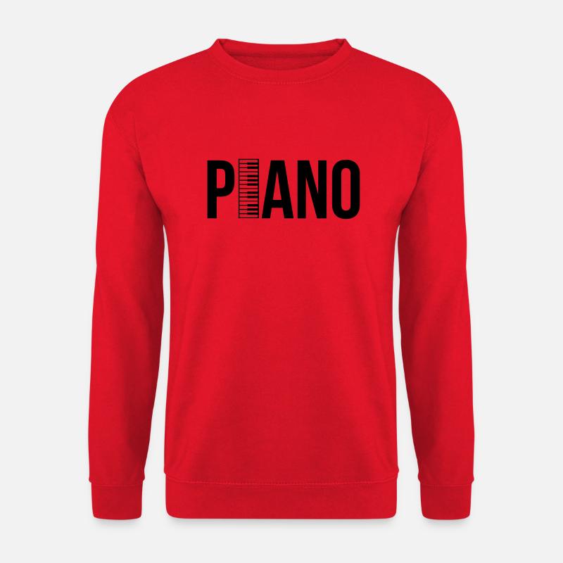 piano - Unisex Pullover - Rot