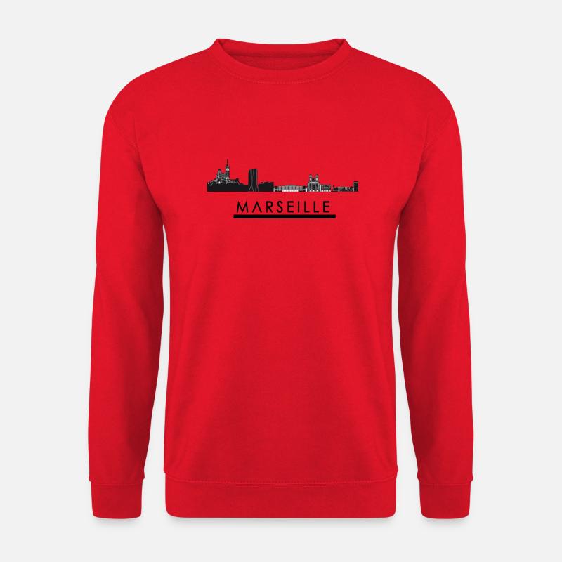 marseille vile - Unisex Pullover - Rot