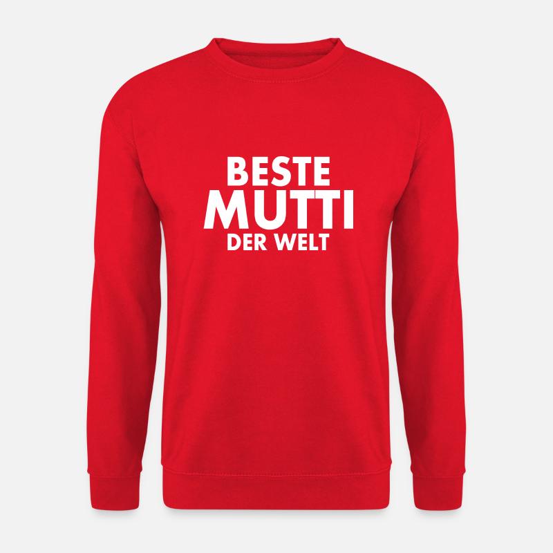 Beste mutti der welt - Unisex Pullover - Rot