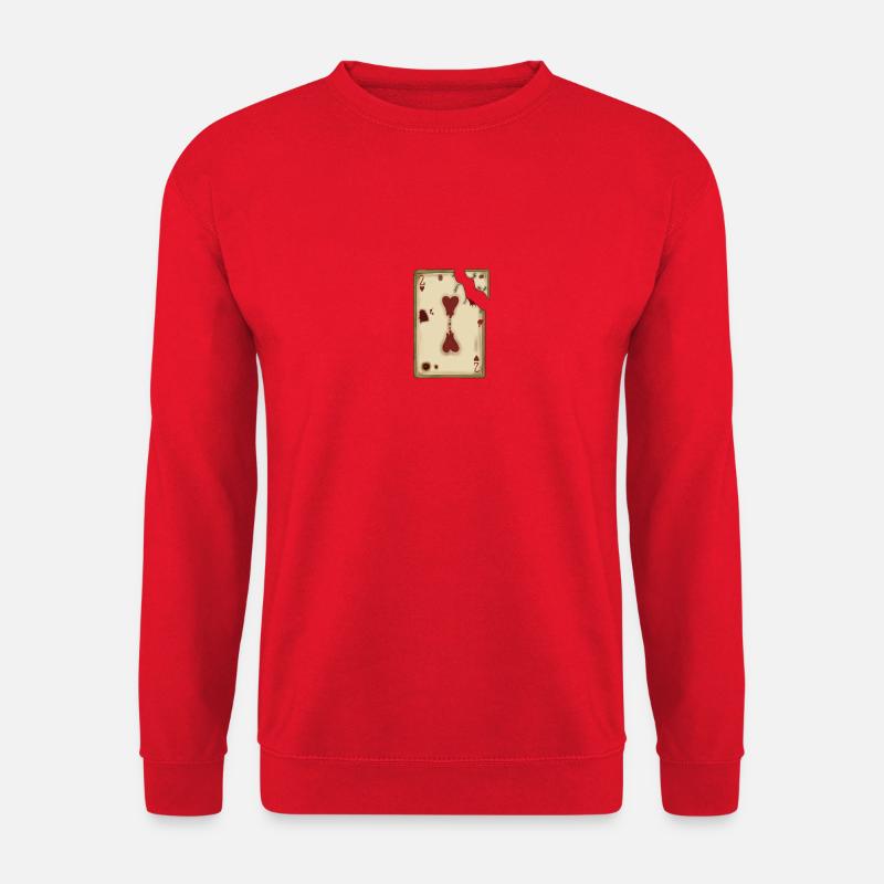 Torn map - Unisex Sweatshirt - red