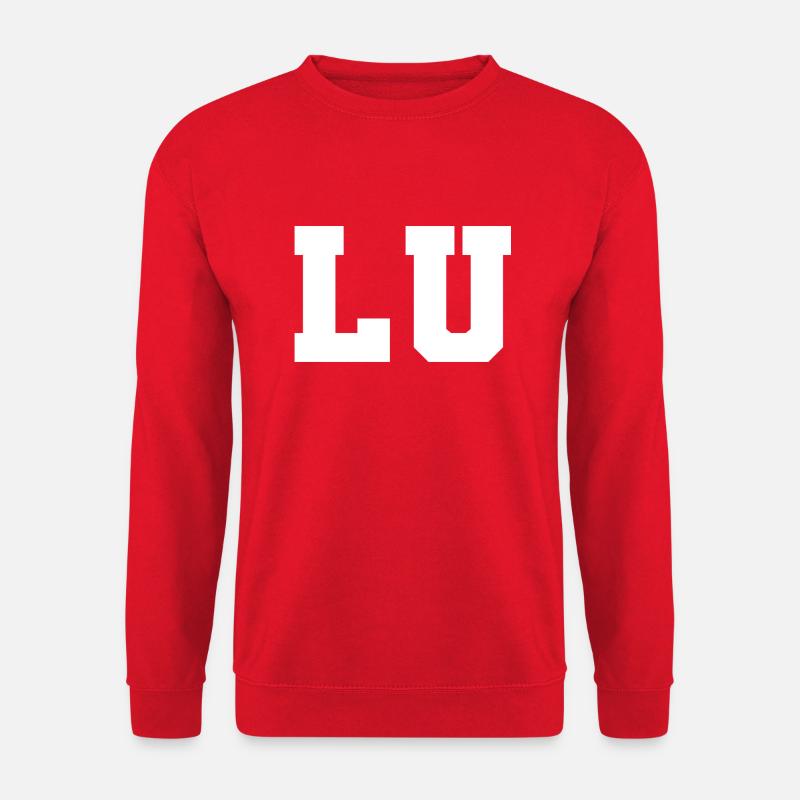Name - Lu - Unisex Pullover - Rot