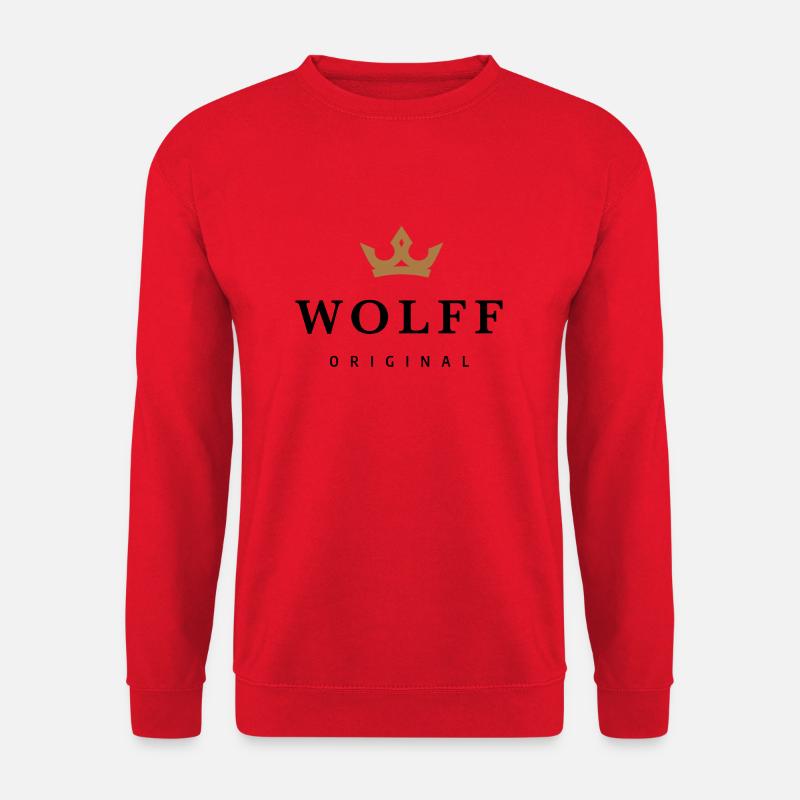 Wolff - Unisex Pullover - Rot