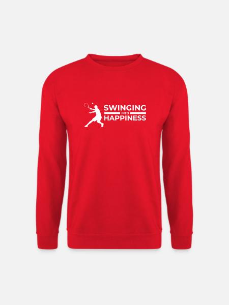 Swinging into happiness - Unisex Pullover - Rot