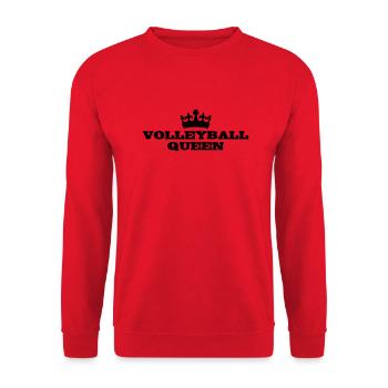 volleyball queen - Unisex Sweatshirt - red - Front - Alina (178cm) & Michal (187cm)