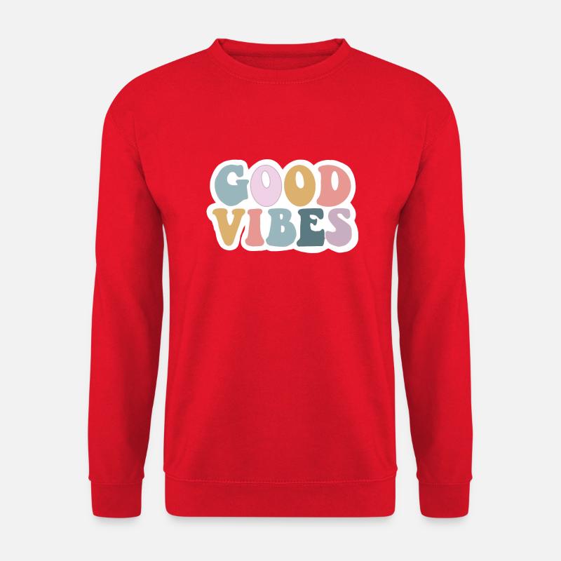 Good Vibes - Unisex Pullover - Rot