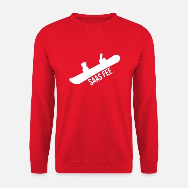 Saas Fee Fan - Unisex Pullover - Rot