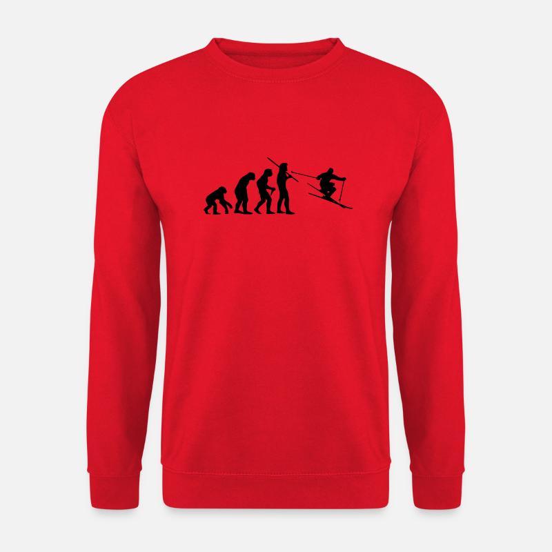 Evolution Ski - Unisex Sweatshirt - red