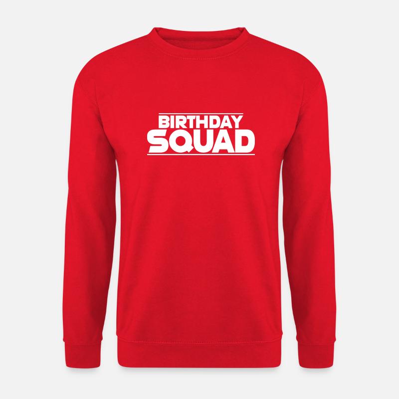 Birthday Squad - Unisex Pullover - Rot
