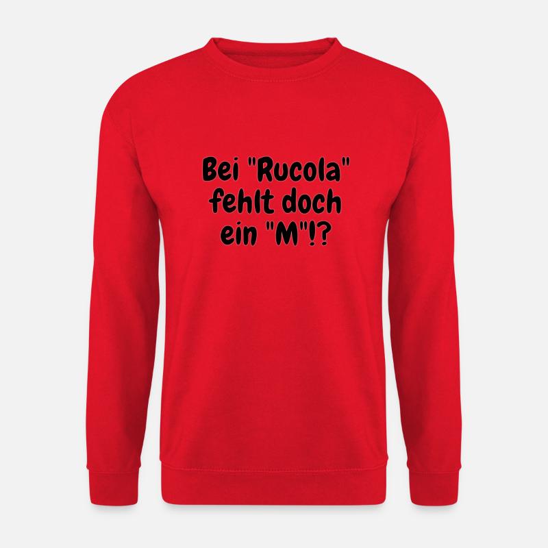 Lustiger Rum-Cola Spruch - Unisex Pullover - Rot
