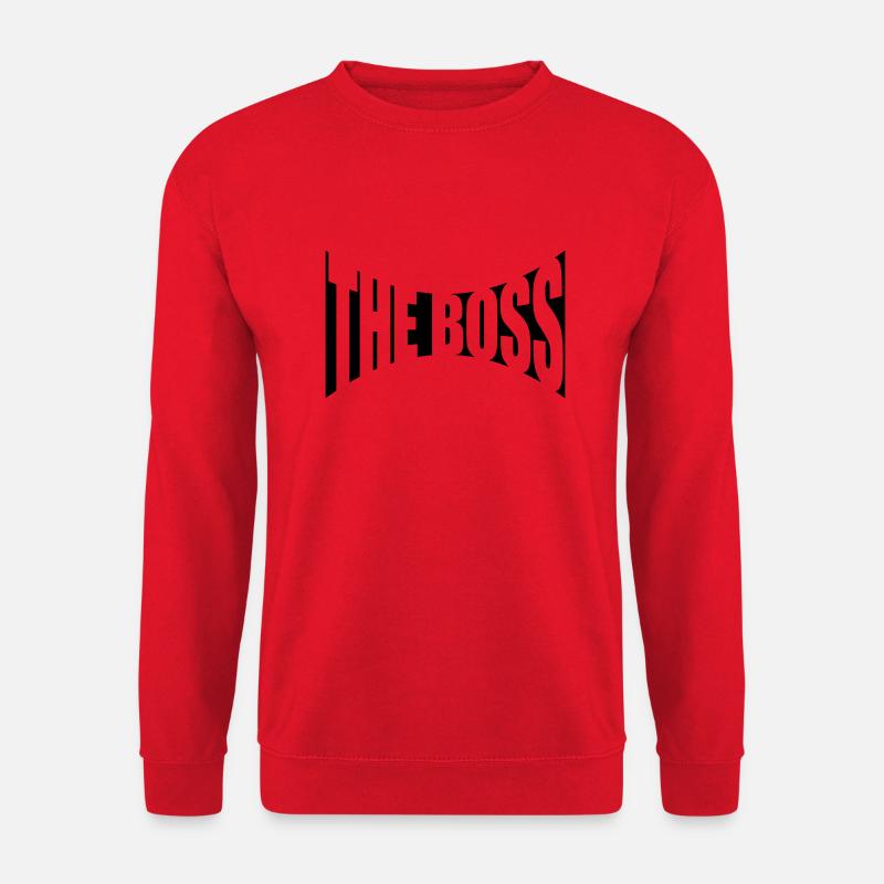 The Boss Design - Unisex Sweatshirt - red