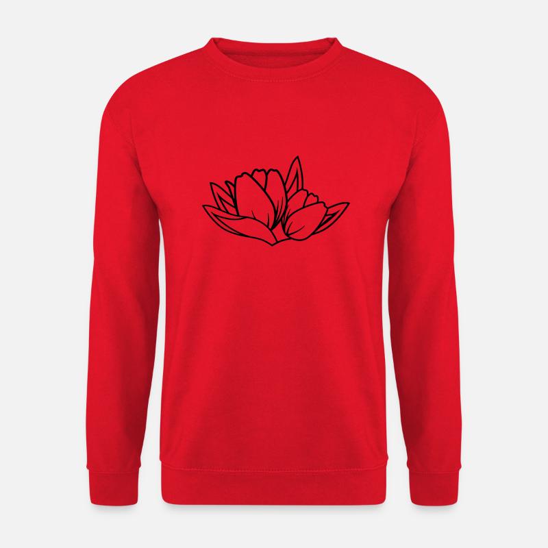 Tulpe - Unisex Pullover - Rot