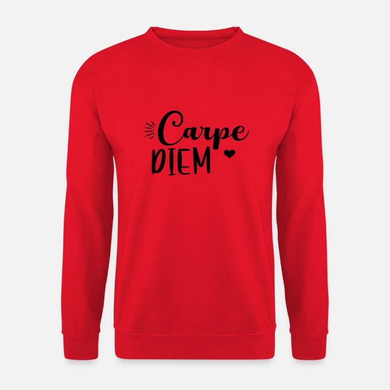 Carpe Diem - Unisex Pullover - Rot