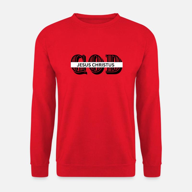GOD - Unisex Sweatshirt - red