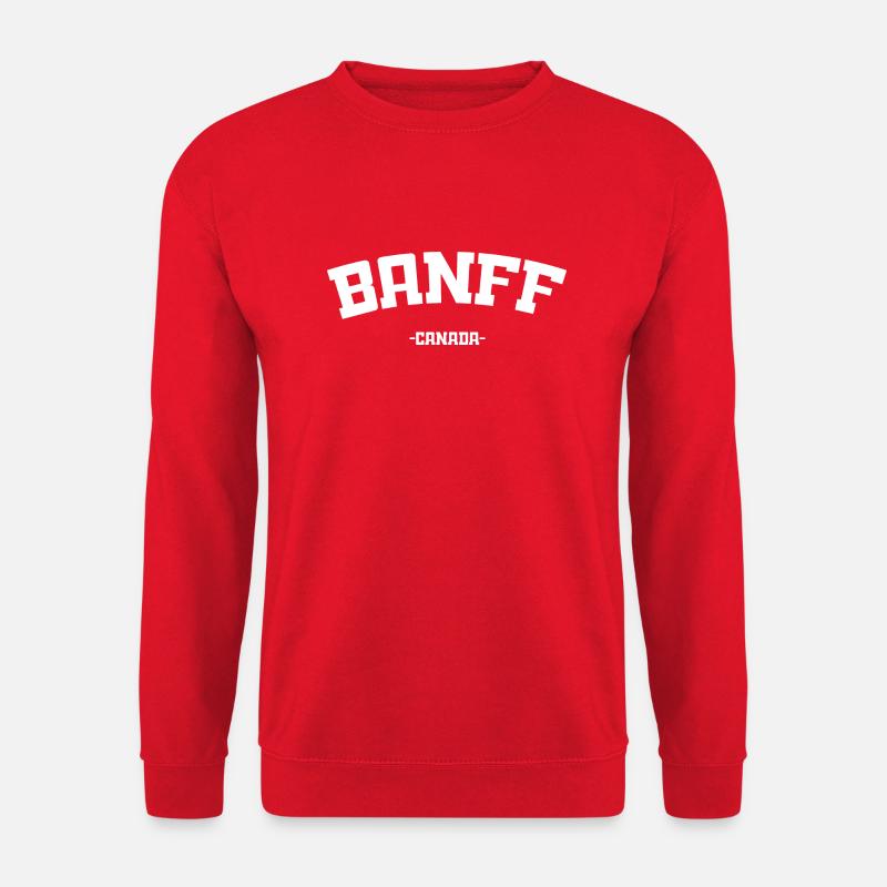 Banff - Canada - Kanada - Sweat-shirt Unisexe - rouge