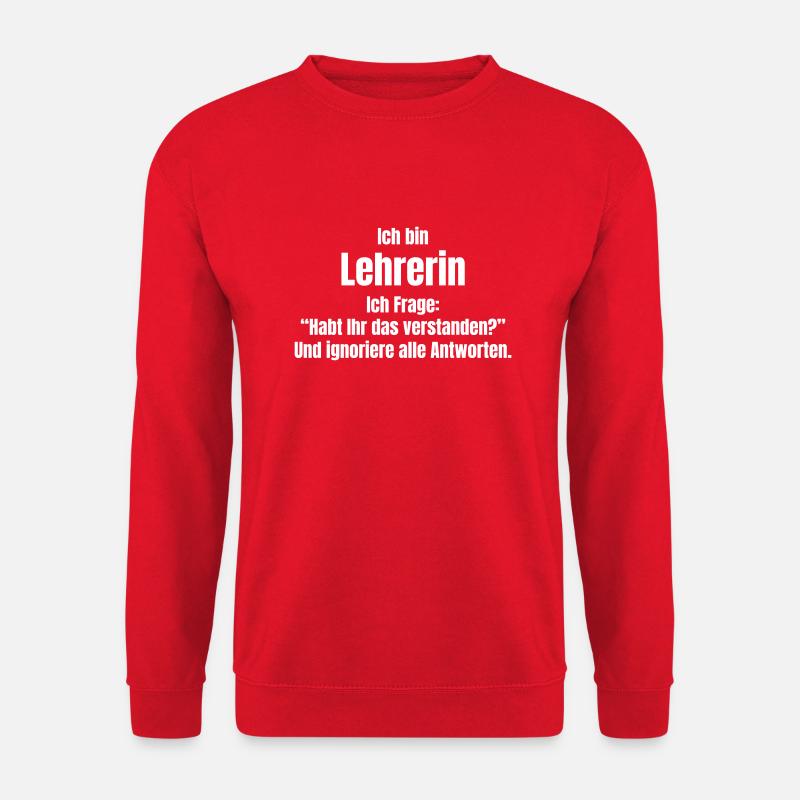 Lehrerin - Unisex Pullover - Rot