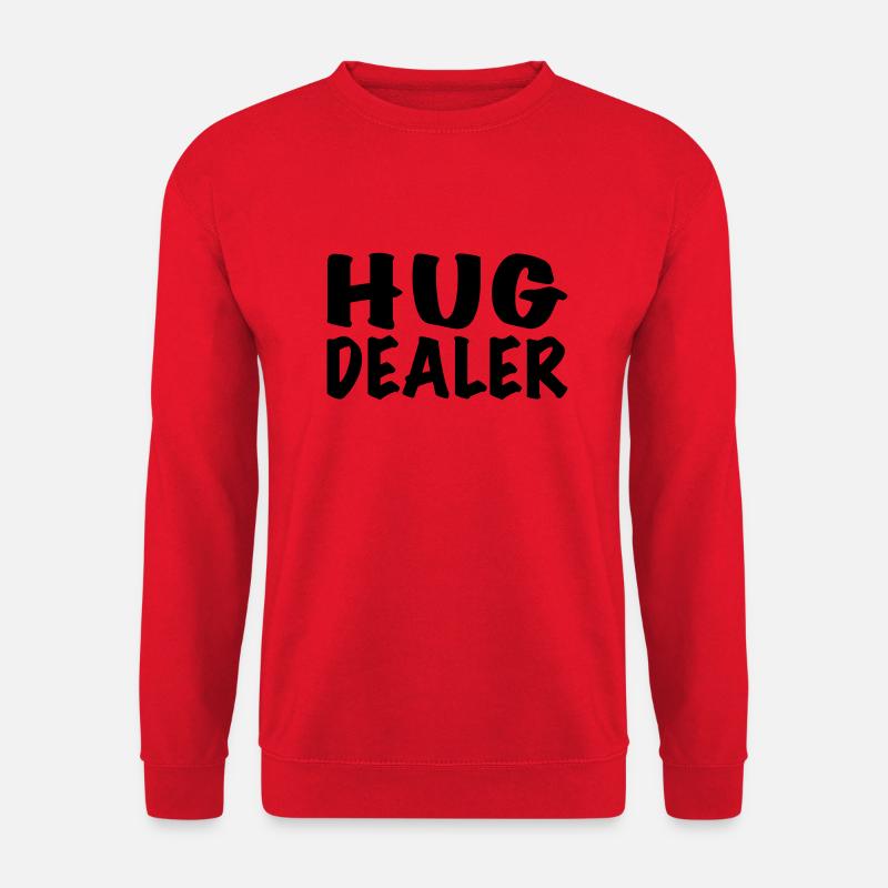 Hug Dealer - Unisex Pullover - Rot