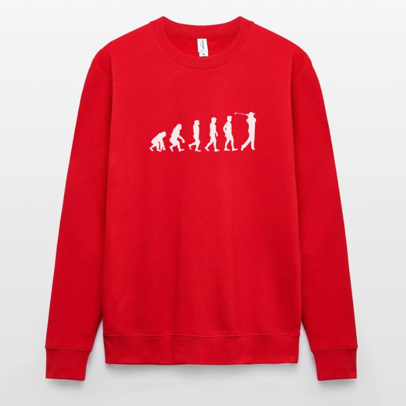 Golfer Golf Evolution Development golf clubs Unisex Sweatshirt