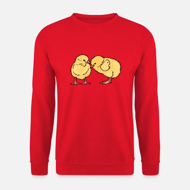Two cute chicks - Unisex Sweatshirt - red