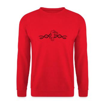 Motorcycle Motorcyclist Motorcross Motorcycle Fan - Unisex Sweatshirt - red - Front - Alina (178cm) & Michal (187cm)