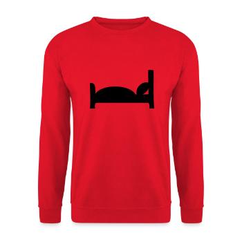 Bett - Unisex Pullover - Rot - Vorne - Alina (178cm) & Michal (187cm)