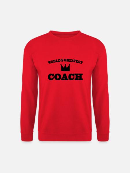World's greatest Coach - Unisex Pullover - Rot