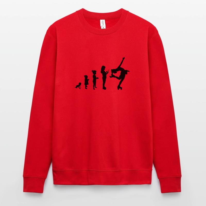 Evolution roller skating 2 Unisex Sweatshirt
