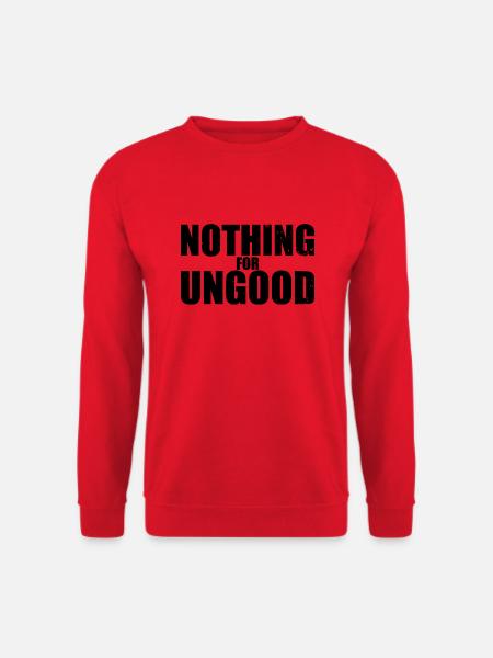 Niets voor ongoed - zwart - Uniseks sweater - rood