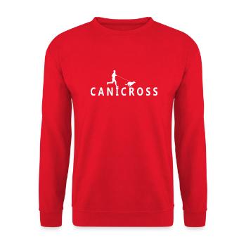 Marathon Triathlon Running Jogging Biking Cycling - Unisex Sweatshirt - red - Front - Alina (178cm) & Michal (187cm)